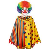 Suaugusių vyrų klouno ir iliuzionisto pilnas kostiumų komplektas Helovino karnavalo scenos pasirodymui Juokingas Cosplay kostiumas Apsiaustas Perukas Raudonas Nosies One size fits all 80cm yellow