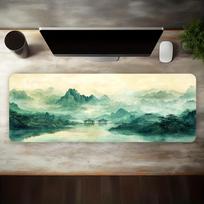 Large Mouse Pad Desk Mat Cloth Surface Non Slip Rubber Base PC Laptop Keyboard Student Desk Setup 400x800x2mm black