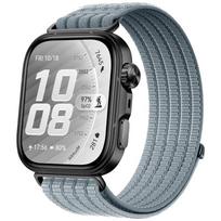 Nailono kilpos pintas dirželis HUAWEI WATCH FIT 5 4 Pro, pintas, patogus, kvėpuojantis apyrankė Huawei Watch Fit 5 4 3 Huawei Fit 5-4 Pro pilka spalva