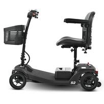 SWEETRICH S2 mobilumo paspirtukas, 250W, 12Ah švino-rūgštinė baterija, 6 km/h, maksimalus nuvažiuojamas atstumas 13-15 km, maksimali apkrova 150 kg. juoda