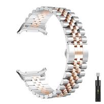 Metalinė apyrankė Samsung Galaxy Watch 8 Classic 46mm 44/40 mm Nerūdijančio plieno riešo dirželis Galaxy Watch Ultra 2025 Apyrankė Watch Ultra 2025 white
