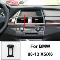Car Dedicated Phone Holder Bracket Mount Special Base For BMW X1 X2 X3 X4 X5 X6 X7 I3 I4 3 4 Series Mini Air Vent Bracket Clip For 08-13 X5X6 gray