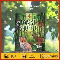 Forest Shuffle kortų žaidimas su papildomais rinkiniais šeimos pramogoms ir strateginiam žaidimui Style E