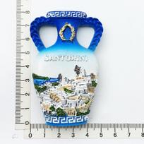 Graikiški turistiniai suvenyrai Dekoratyvūs rankų darbo magnetukai ir šaldytuvo lipdukai