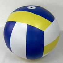 Didelis milžiniškas pripučiamas paplūdimio tinklinio kamuolys, PVC medžiaga, 0,6–1,5 m, šeimos susibūrimams, paplūdimio kamuolys, vaikų darželiui, žaidimams lauke, sportinis žaislas yellow