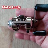 Drum Metal Road Sub Wheel Black Fish Special Wheel Long Throw Wheel Sea Fishing Boat Fishing Wheel Fishing Line Wheel sidabras