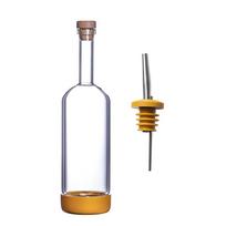 Inmeet Kūrybinis Burbulinis vyno Butelis/Baro Sulčių Butelis/Kokteilių Butelis/Aliejaus Butelis Su skale Baro Reikmenys 800ML 1 VNT.