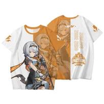 Popular Game Zenless Zone Zero Evelyn Chevalier Graphic T-shirts 3D Print Kid Y2k Top Men/Women Harajuku Short Sleeve O-Neck Tee XXS beige