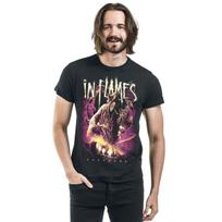 2026 Summer in Flames Graphic Cotton Tshirt Unisex Summer Short Sleeve Fashion Brand Tee Luxury Casual Vintage Tees XL black