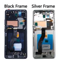 AMOLED ekrano ekranas, skirtas Samsung Galaxy S21 Ultra 5G SM-G9980 G998B, LCD ekrano jutiklinio ekrano skaitmenintuvo surinkimo keitimas TFT Black Frame gray