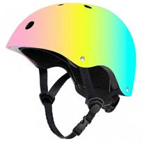 Adjustable Gradient Color Kids Bike Helmet Skateboard Scooter Riding - EPS ABS Half S M L Medium 52-56cm yellow