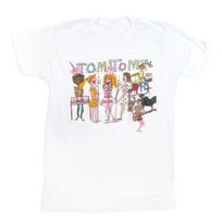 Tom Tom Club band Art T-shirt White Unisex Cotton Tee All Sizes XXL gray