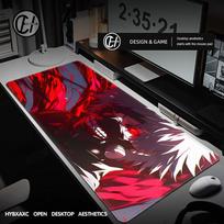 Gaming Accessories Mouse Pad Tokyo Ghoul Mousepad black white Anime Large Mouse Mat Keyboard Computer Gamer Desk Mat 900x400cm 700x300x2mm