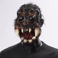 Realistiška Kostiumo Voras Kaukė Lateksinė Helovino Šventės Kostiumo Rekvizitas Aukštos Kokybės Vaiduoklių Namo Rekvizitas Spider Mask black