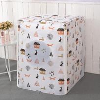 Printed Anti-Sun Washing Machine Cover Home Washing Machine Drum Cover 62×62×90cm