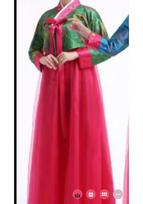 Women's Traditional Korean Dae Jang Geum Dance Costume - Improved Hanbok M bust 95 cm (around 55 kg) red