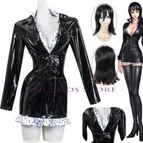 Anime Nico All Sunday Cosplay Kostiumas Seksuali Moteris Robin Cosplay Juoda Suknelė Vienoda Kostiumo Dalis Helovino Šventės Vaidinimas Nico Apranga PERUKAS S black