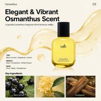 LADOR Kvepalų plaukų aliejus Maitinamasis blizgesio plaukų serumas 10ml 5 kvapų variantai 03 Osmanthus