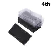 10Pcs So Dimm Ddr1 Ddr2 Ddr3 Ddr4 Memory Module Box Protective Case Cpu Packaging Case Plastic Memory Chip Protection Box A3 gray