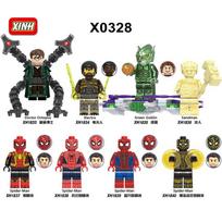 X0328 Superherojus Žmogus-voras Mini figūrėlė Statybiniai kaladėlės, Edukacinis žaislas vaikams, Maišelyje