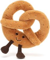 Pretzel Plush Toy 7 Inch Soft Stuffed Animal Cute Snack Pillow Kids Gift
