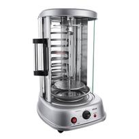 Countertop Vertical Rotating Oven 11.5L Rotisserie Shawarma Machine, 1500W Kebab Grill Roaster with Heat-Resistant Door, Drip Tray, and Timer Control,