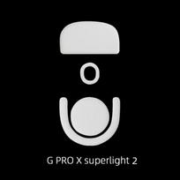 1 Pack Esports Tiger ICE Version Mouse Feet Mouse Skates For Logitech G PRO X Superlight 2 Wireless / SE / SUPERSTRIKE Mouse For GPX Wireless 2 white