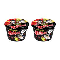 Samyang Karštas vištienos skonio Ramen makaronai dideliame puodelyje 105g (2 Skirtingi kiekiai) 2 black