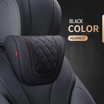 Napa oda Maybach S klasės dizaino automobilio kaklo pagalvės, kelioninės kaklo pagalvės, sėdynės, kaklo atramos automobilio salonas Black-1pcs black