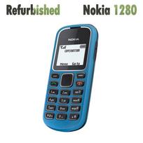 Atnaujintas originalus Nokia 1280 mobilusis telefonas su 1 SIM kortele Simple Set juoda