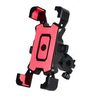360° pasukamas elektrinio dviračio telefono laikiklis, skirtas iPhone Xiaomi Riding MTB Bike Moto motociklo stovo laikiklis Neslystantis važiavimas dviračiu raudona