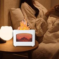 Aromatherapy Essential Oil Diffuser with Color-Changing Light Settings balta