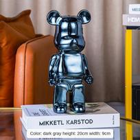 Smurtinis Lokio Papuošalas Svetainės Šviesaus Prabangumo Stalo Grindų Keramika Aukštos Klasės Namų Vaikų Kambario Papuošalas Taupyklė Dovanos 20CM gray