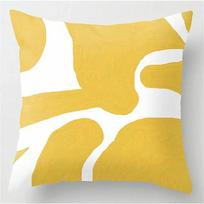 Geltonos pagalvės užvalkalas 40x40 45x45 50x50 Sofos pagalvės užvalkalas Automobilio   svetainės namų Dekoracija 40x40cm yellow