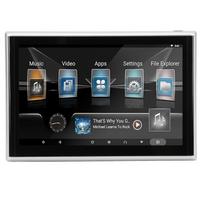 9 Inch Car Headrest TV 4K 1080P HD Touchscreen for Android 11 Rear Seat Entertainment System With AV Input Silver Frame gray