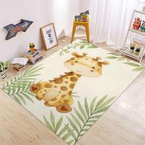 Animacinis Gyvūnas Kilimas Kilimėlis Kilimas Žirafos Dramblio Raštas Vaikų Kambarys Kambarys Ropojimo Kilimėlis Miegamasis Namų Dekoracija Grindų Kilimėlis 80x120cm