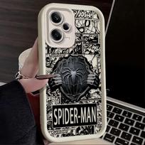 Marvel Juodo Žmogaus-voro Komiksų dėklas Skirta Xiaomi Redmi Note 13 14 12 11 Pro Plus 5G 14S 12S 11S 10S 10 9 Redmi 14C 13C 12C 12 4G Redmi Note 11(11S)4G