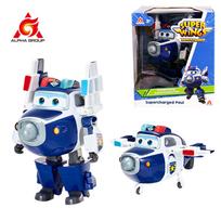 Super Wings 5 coliai Transformuojamas Jett Dizzy Donnie Deformuojamas Lėktuvas Robotas Veiksmo Figūrėlės Transformacija Animacija Vaikų Žaislai blue