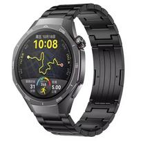 Titano apyrankė Huawei Watch GT5 46mm gt 5 4 3 Pro 46MM 2e Metalinė apyrankė Samsung Galaxy Gear S3 3 45mm Vyriška juosta Correa for Huawei Watch4pro juoda