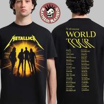 RETA!Metallica 72 Seasons Pasaulinis Turas 2025 2026 M72 Datos Dvišaliai Marškinėliai Unisex Marškinėliai XXXL brown
