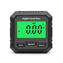 Digital Inclinometer Electronic Goniometer 360° Angle Meter Level Angle Gauge Bevel Protractor Slope Measure Magnetic Base green