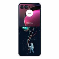 Kietas dėklas Motorola Razr 50 / 50 Ultra Apsauginis Mielas Animacinių Gyvūnėlių Dažytas Korpusas Moto Razr 50 Ultra 2024 Skaidrus Dangtelis Razr 50 green