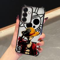 Dėklas, skirtas Samsung Galaxy A33 A26 A35 A36 A21s A16 A24 A15 A25 A52 A55 A13 Minkštas telefono dėklas Viens gabalas Zoro Luffy Galaxy A16