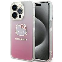 Etui do iPhone 15 Pro Max Hello Kitty Twarde Gradient Różowe