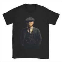 Unisex moteriški spausdinti Tommy Shelby Peaky Blinders The Immortal Unisex marškinėliai Grynos medvilnės marškinėliai Drabužiai 2026 Nauji vasaros 3XL black