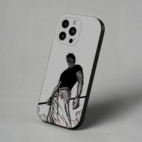 Toji Fushiguro Jujutsu K-Kaisen iPhone dėklas 17,16,15,14,13,12,11 Pro,Max,Plus,X,XS,XR,SE,Mini modeliams Galinis apsauginis dangtelis iPhone13 black