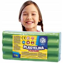 Astra plastelinas 1kg, ryškiai žalias, minkštas, vaikams