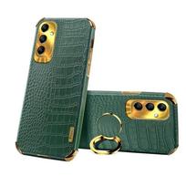 Krokodilo dengimo dėklas, skirtas Samsung Galaxy A56 A36 A26 A16 5G A06 A15 A25 A35 A55 A54 A24 A34 A14 Dangtelis Žiedas Laikiklis Coque For Galaxy A06