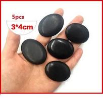 16pcs/8pcs/5pcs Set Lava Natural Energy Massage Stone and Hot Spa Rock Basalt Stone Heater Thermostat Heating Bag 220V EU Plug gray