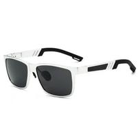 Aluminum Magnesium Nearsighted Sunglasses Men Polarized Sport Pilot Driving Prescription Sun Glasses For Male-0.5 -1.0 To -6.0 0 sidabras